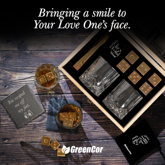 The Perfect Gift Set for your Man! Unique Whisky Glass Gift Set! - Picture 2 of 6